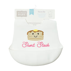 BABY SILICONE BIB MDW-23 CHI 01193CH Default Title - MamasJan KidsWear