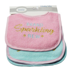 BABY BIB 3PC PACK MDW-23 CHI 01727 Default Title - MamasJan KidsWear