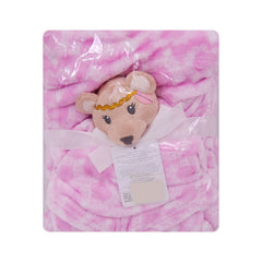 BABY FLEECE WRAPPING SHAWL 2PC PACK MDW-23 CHI 51114 Default Title - MamasJan KidsWear