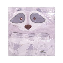 BABY FLEECE WRAPPING SHAWL HOODED MDW-23 CHI 00041CH Default Title - MamasJan KidsWear