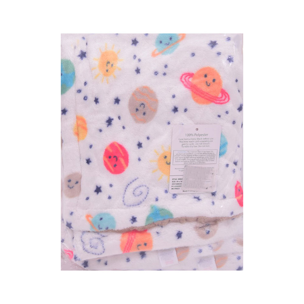 BABY FLEECE WRAPPING SHAWL MDW-23 CHI 00060CH Default Title - MamasJan KidsWear