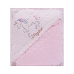 BABY FLEECE WRAPPING SHAWL HOODED MDW-23 CHI MP51917 Default Title - MamasJan KidsWear