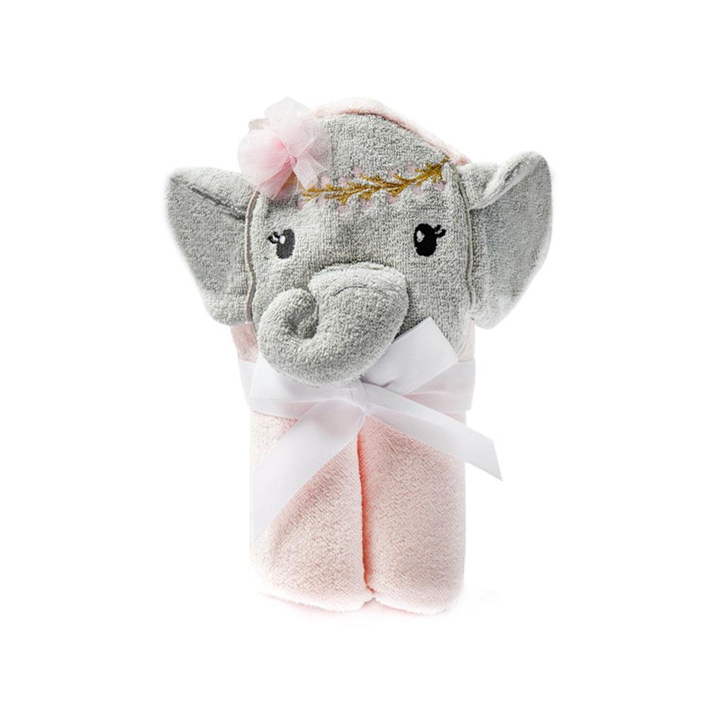 BABY BATH TOWEL HOODED MDW-23 CHI 00349CH Default Title - MamasJan KidsWear