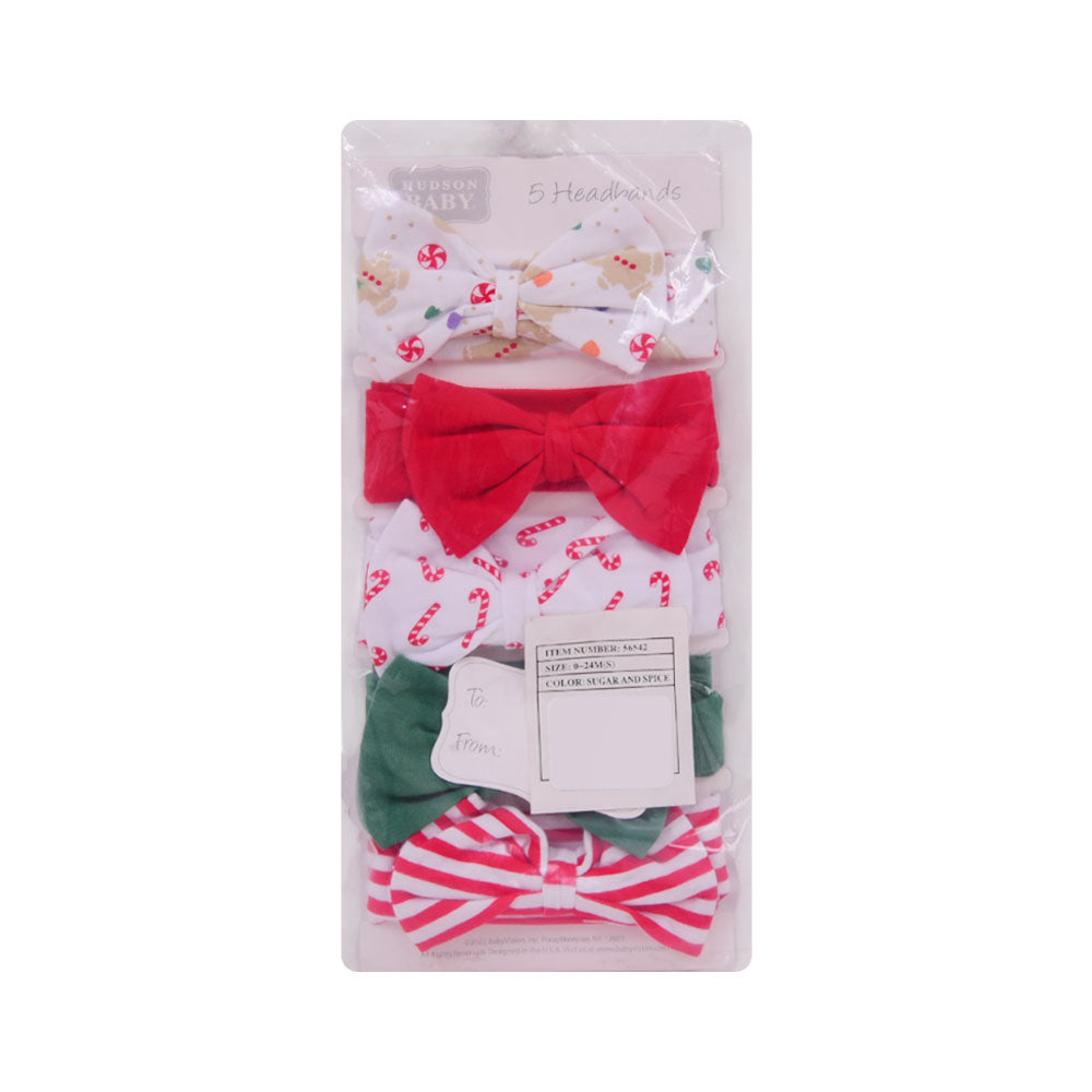 BABY HEAD BAND 5PC SET MDW-23 CHI 56542 Default Title - MamasJan KidsWear
