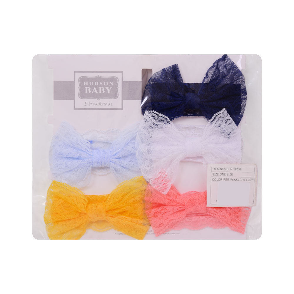 BABY HEAD BAND 5PC SET MDW-23 CHI 58559 Default Title - MamasJan KidsWear