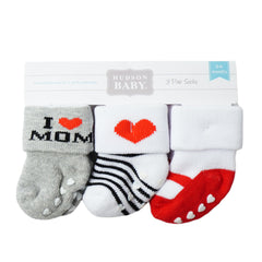 BABY SOCKS 3 PAIR PACK MDW-23 CHI 00702CH Default Title - MamasJan KidsWear