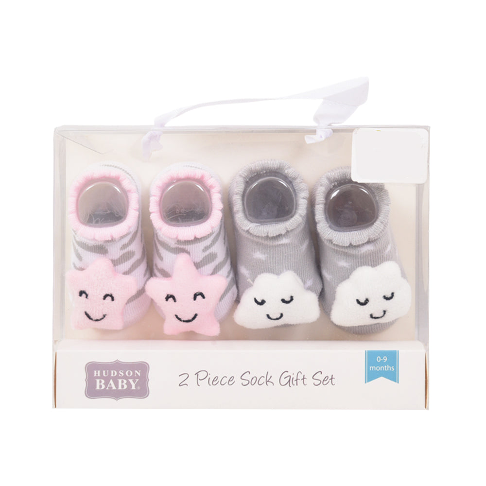 BABY BOOTIES 2 PAIR SET MDW-23 CHI 00641CH Default Title - MamasJan KidsWear