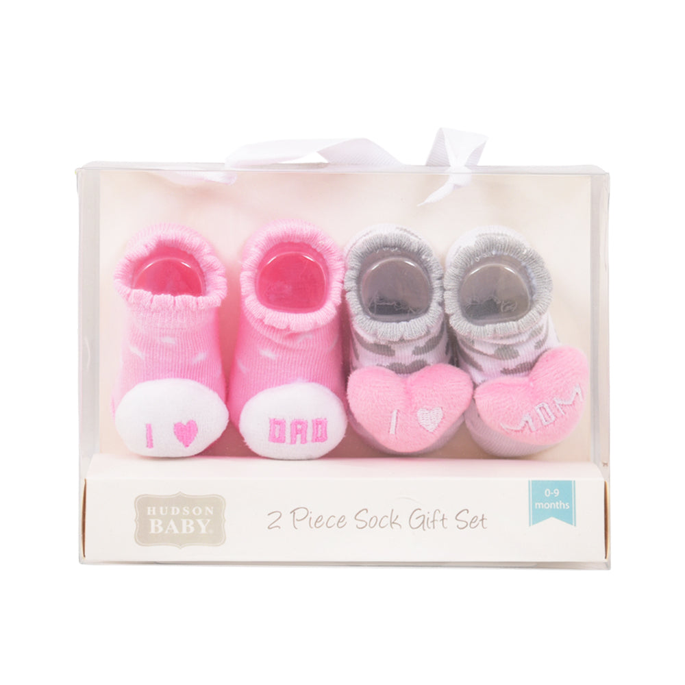 BABY BOOTIES 2 PAIR SET MDW-23 CHI 00632CH Default Title - MamasJan KidsWear