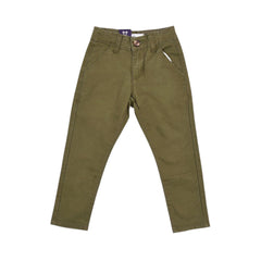 BOYS CHINOS PANTS HOP & ROLL OLIVE MZW-23 2-3 YEAR JBC502 Default Title - MamasJan KidsWear