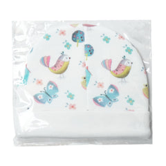 BABY FLEECE CAP PRINTED NICE & EASY MZW-23 Default Title - MamasJan KidsWear