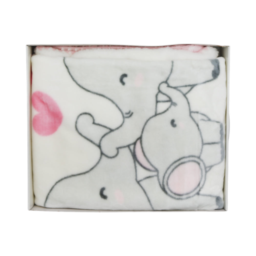 BABY MORA BLANKET PICCOLA 110X140 MZW-23 04 ROSA/PINK Default Title - MamasJan KidsWear