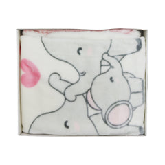 BABY MORA BLANKET PICCOLA 110X140 MZW-23 04 ROSA/PINK Default Title - MamasJan KidsWear