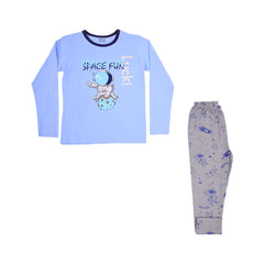 BOYS L/S 2PC SLEEPING SUIT MDW-23 5-6 YEAR 001 Default Title - MamasJan KidsWear