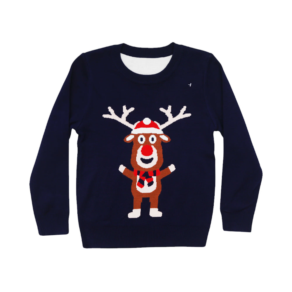 BOYS L/S SWEATER MDW-23 7-8 YEAR B-10 Default Title - MamasJan KidsWear