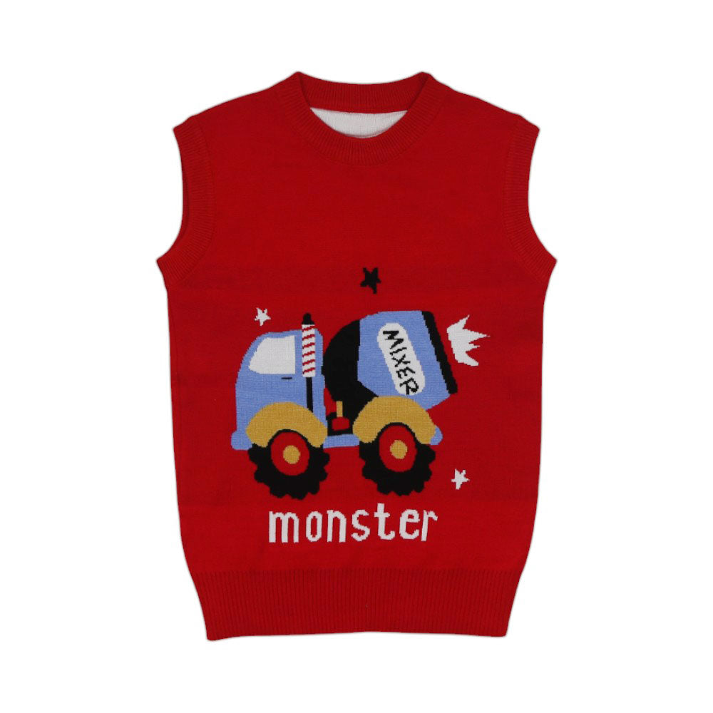 BOYS S/L SWEATER MDW-23 5-6 YEAR A-17 Default Title - MamasJan KidsWear