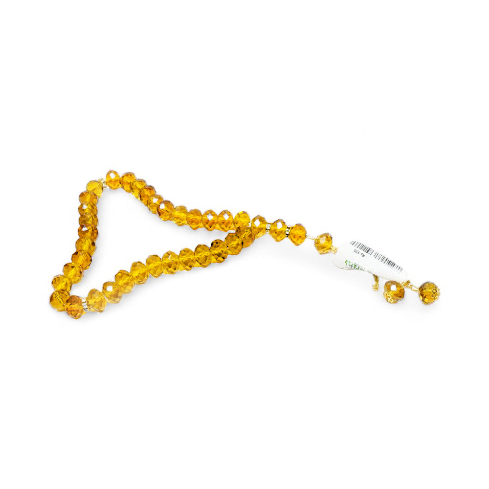 TASBEEH CRYSTAL NO.12 33 BEADS WITH CHAIN Default Title - MamasJan Household