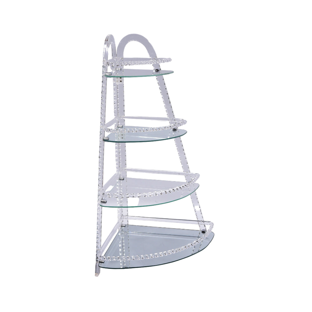 CORNER RACK ACRYLIC 0035 WHITE Default Title - MamasJan Household