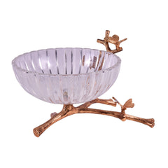 BOWL FRUIT ORCHID WB-995 Default Title - MamasJan Decoration