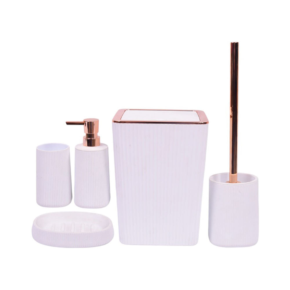 BATHROOM SET 5PC ACRYLIC IR HA371 Default Title - MamasJan Decoration
