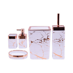 BATHROOM SET 5PC ACRYLIC IR KL9001 Default Title - MamasJan Decoration