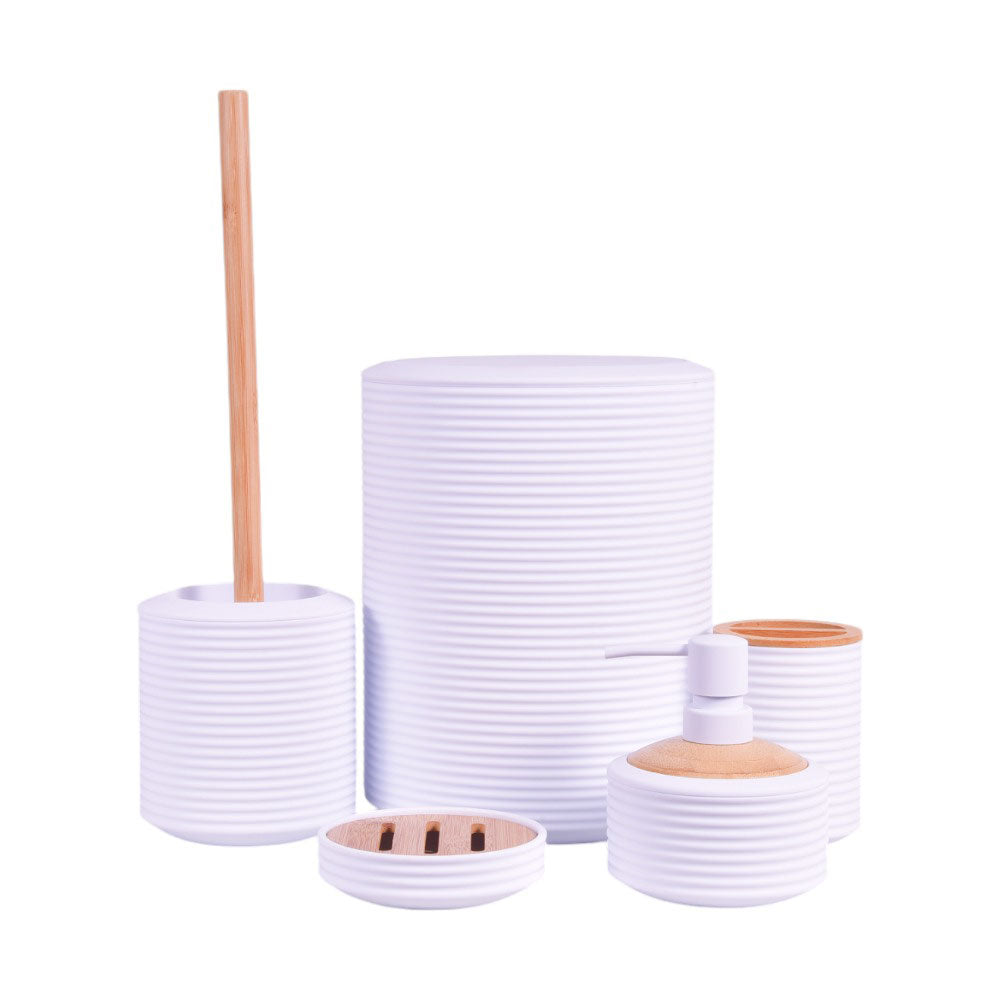 BATHROOM SET 5PC ACRYLIC IR KL9142-B Default Title - MamasJan Decoration