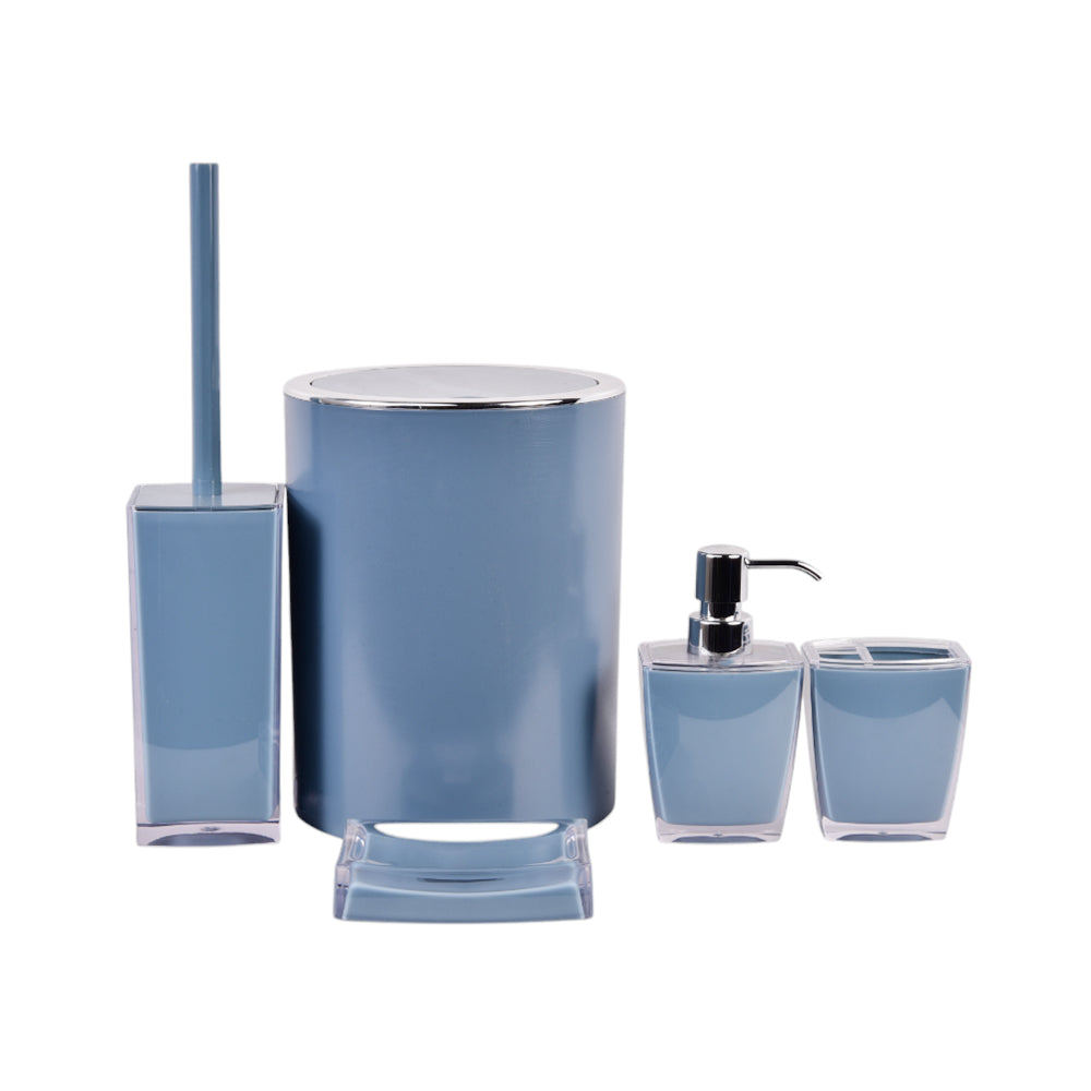 BATHROOM SET 5PC ACRYLIC IR HA054 Default Title - MamasJan Decoration