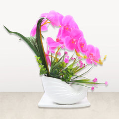 ARTIFICIAL FLOWER POT IR ADF1-6 Default Title - MamasJan Decoration