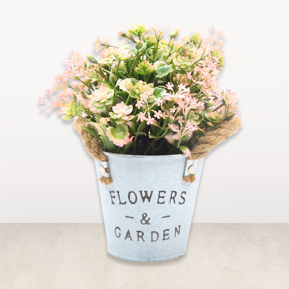 ARTIFICIAL FLOWER POT IR ADF1-32 Default Title - MamasJan Decoration