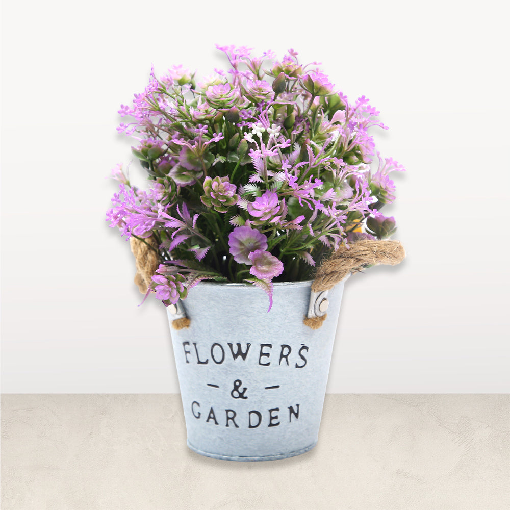 ARTIFICIAL FLOWER POT IR ADF1-36 Default Title - MamasJan Decoration