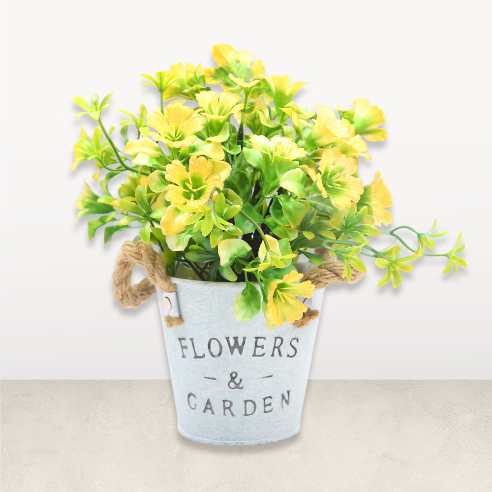 ARTIFICIAL FLOWER POT IR ADF1-37 Default Title - MamasJan Decoration