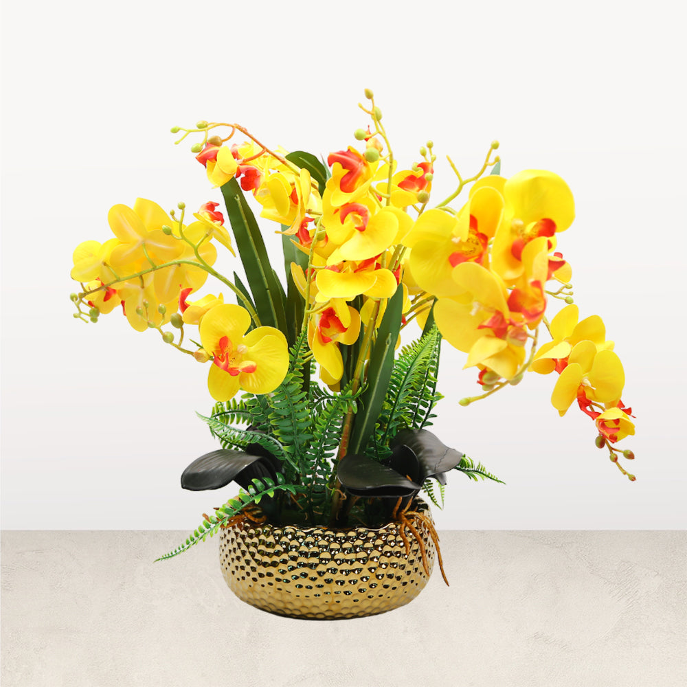 ARTIFICIAL FLOWER POT IR ADF1-9 Default Title - MamasJan Decoration