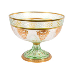 BOWL CRYSTAL BRASS IR E9-B3006-1 J306-558-2 Default Title - MamasJan Decoration