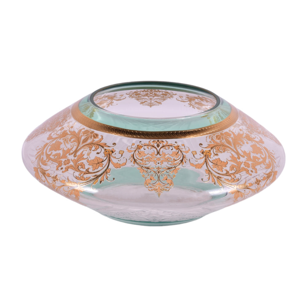 BOWL CRYSTAL BRASS IR FK7-B-5261 J306-588-2 Default Title - MamasJan Decoration