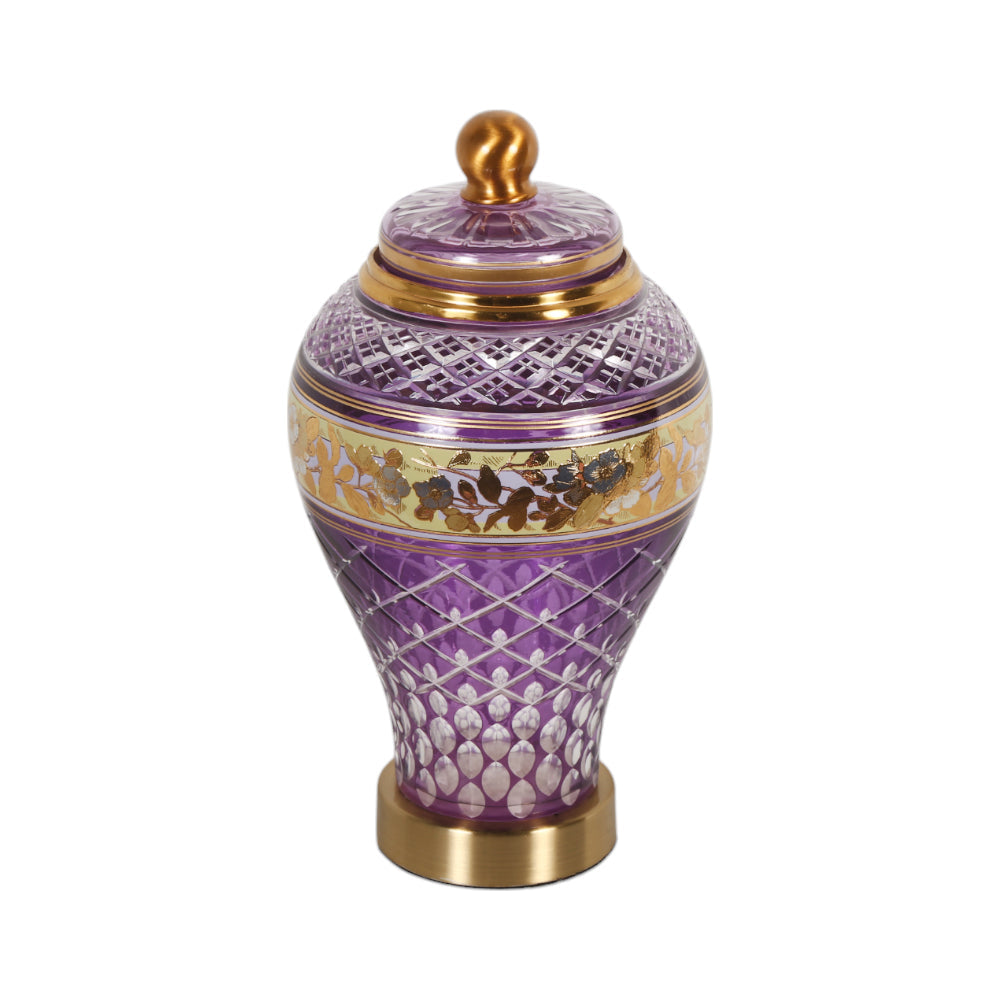 BOWL CANDY CRYSTAL BRASS IR SA-M81618-1 JSC09-D12-4 Default Title - MamasJan Decoration