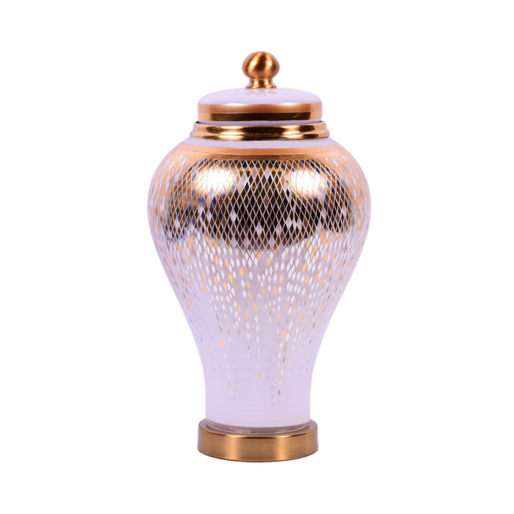 BOWL CANDY CRYSTAL BRASS IR SA-M81625-1 JS1819-D24-5 Default Title - MamasJan Decoration
