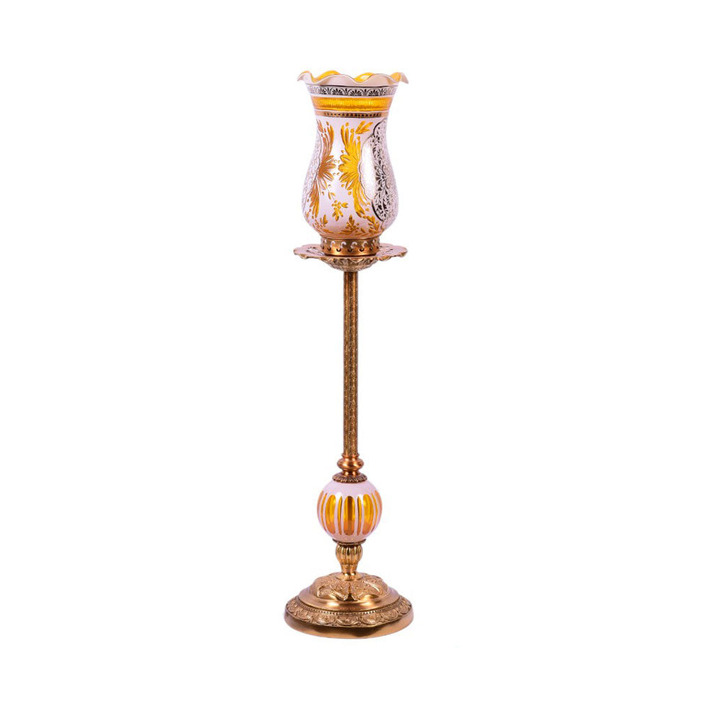 LAMP CRYSTAL BRASS IR XC-024 J303-2-H13/A25 Default Title - MamasJan Decor