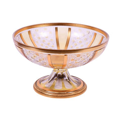 BOWL CRYSTAL BRASS IR E9-B3045-2 JSB11-26 Default Title - MamasJan Decoration