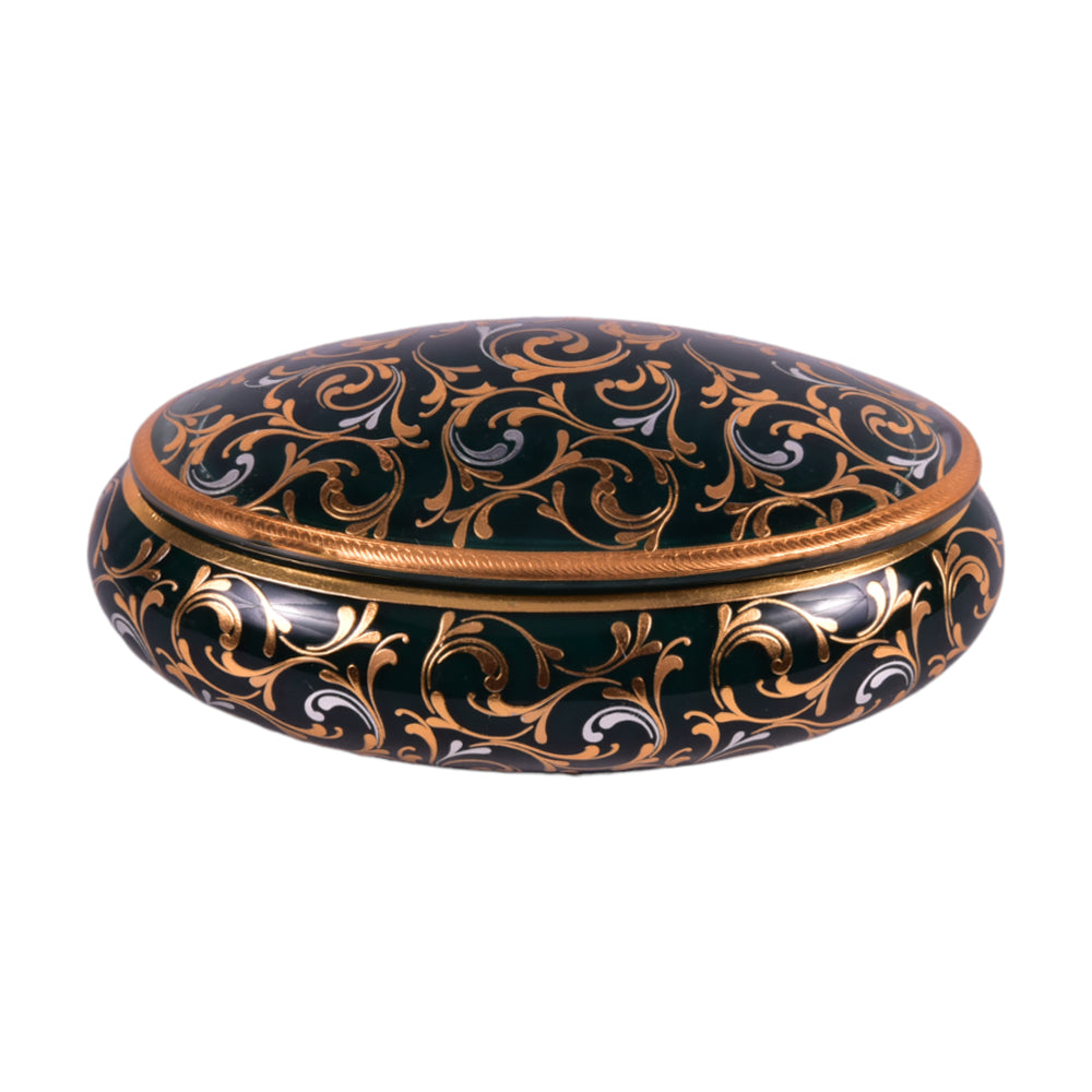 BOWL CANDY CRYSTAL BRASS IR MS-A165 JSLT032-539-2 Default Title - MamasJan Decoration