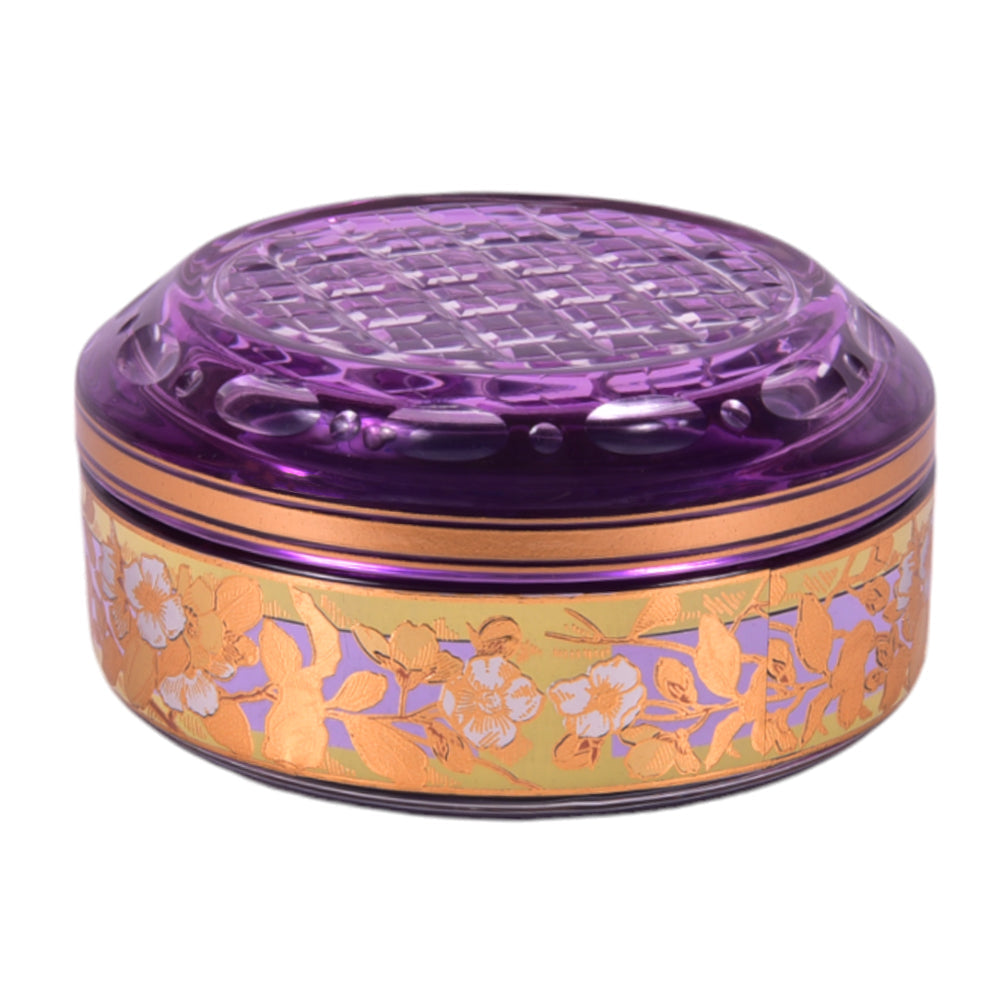 BOWL CANDY CRYSTAL BRASS IR FK7-B-6021 JSC09-D12-4 Default Title - MamasJan Decoration