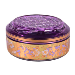 BOWL CANDY CRYSTAL BRASS IR FK7-B-6021 JSC09-D12-4 Default Title - MamasJan Decoration