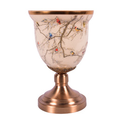BOWL CANDY OFF WHITE BIRD IR Default Title - MamasJan Decoration