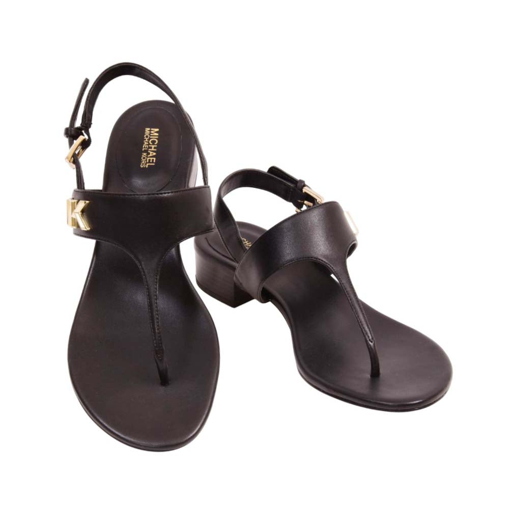MK SANDAL 40S2JLFABL BLK 10 (IR) Default Title - MamasJan Ladies Shoes & Bags