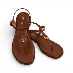 MK SANDAL 40S1MAFA2L LUGGAGE 8 (IR) Default Title - MamasJan Ladies Shoes & Bags
