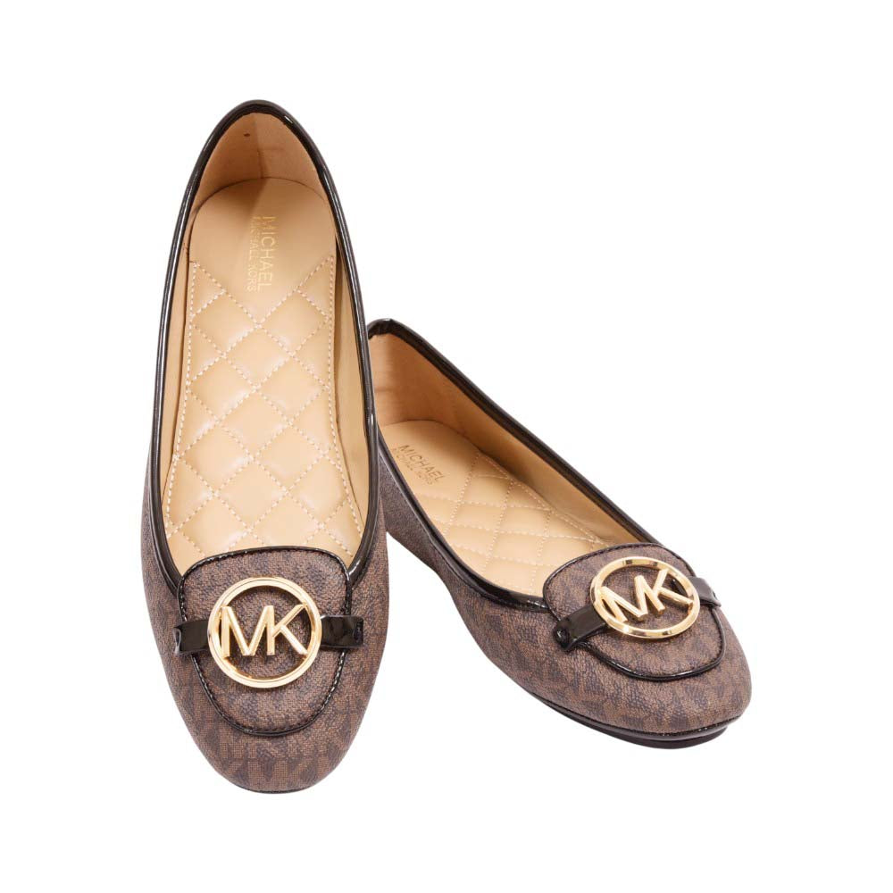 MK PUMPS 40R9LIFP2B BRN 8.5 (IR) Default Title - MamasJan Ladies Shoes & Bags