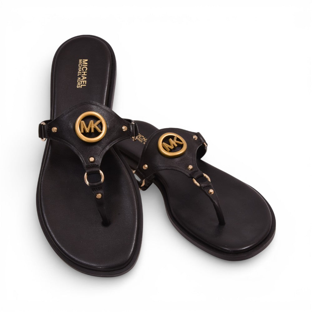 MK SLIPPER 49S1COFA1L BLK 9 (IR) Default Title - MamasJan Ladies Shoes & Bags