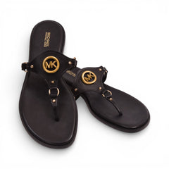 MK SLIPPER 49S1COFA1L BLK 10 (IR) Default Title - MamasJan Ladies Shoes & Bags