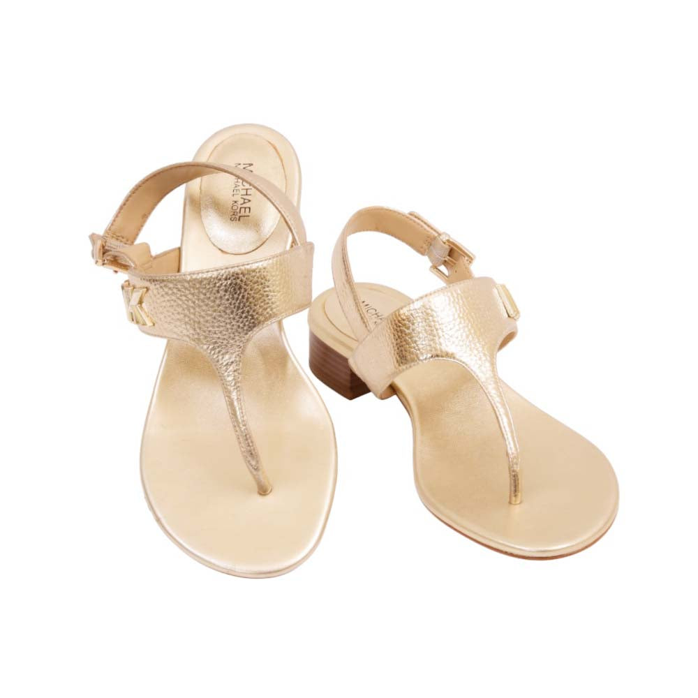 MK SANDAL 40S2JLFABM PALE GOLD 7 (IR) Default Title - MamasJan Ladies Shoes & Bags