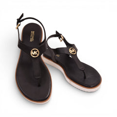 MK JUDY THONG SANDAL 49SOJUFA1L BLK 6.5 (IR) Default Title - MamasJan Ladies Shoes & Bags