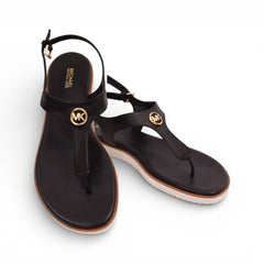 MK JUDY THONG SANDAL 49SOJUFA1L BLK 11 (IR) Default Title - MamasJan Ladies Shoes & Bags