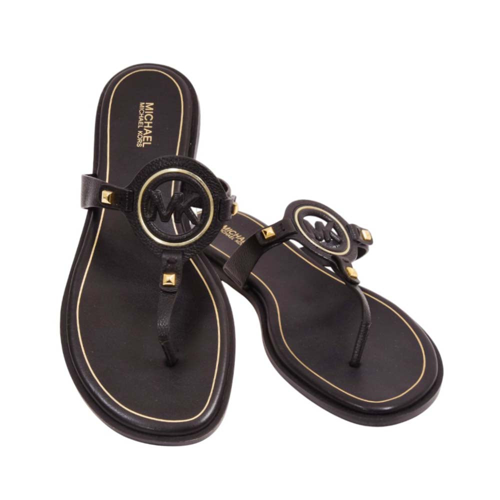 MK ABUREY THONG CUT OUT 49S3AUFA1 LUGGAGE 8.5 (IR) Default Title - MamasJan Ladies Shoes & Bags